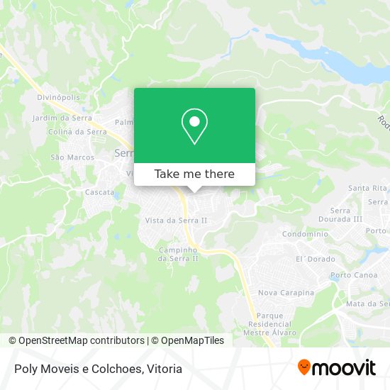 Poly Moveis e Colchoes map