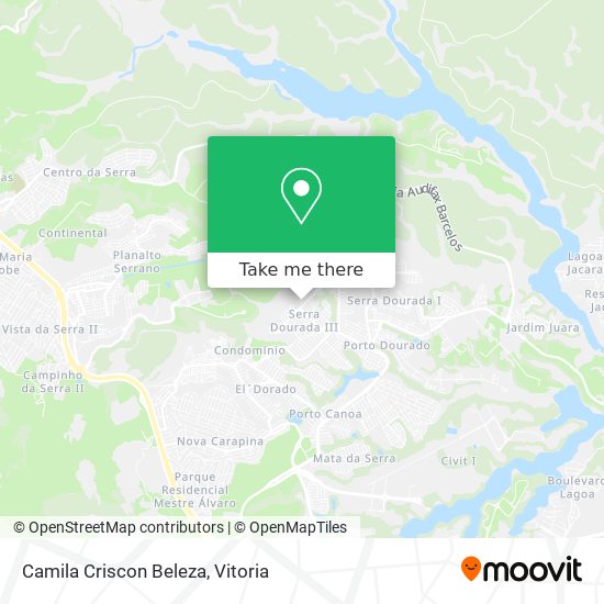 Camila Criscon Beleza map
