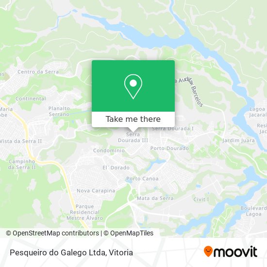 Pesqueiro do Galego Ltda map