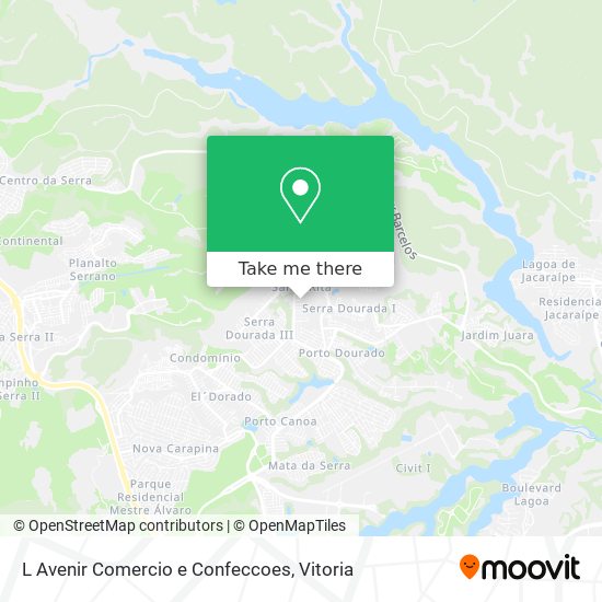 L Avenir Comercio e Confeccoes map