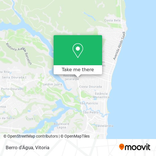 Berro d'Água map