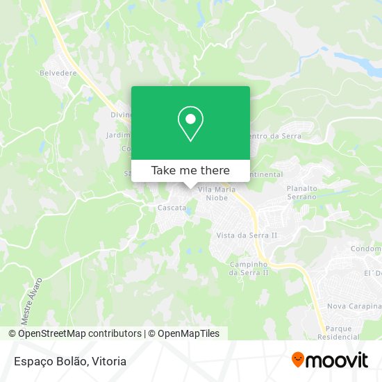 Espaço Bolão map
