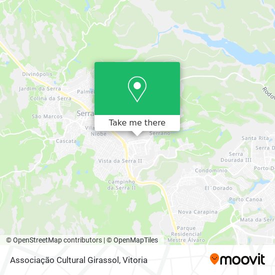 Associação Cultural Girassol map
