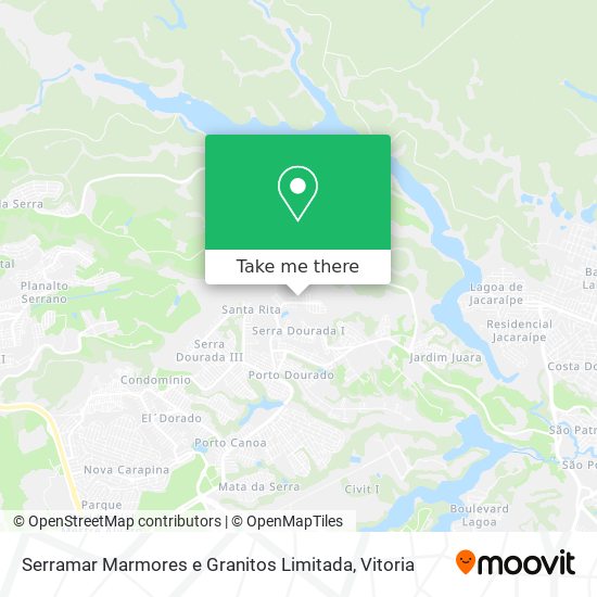 Serramar Marmores e Granitos Limitada map