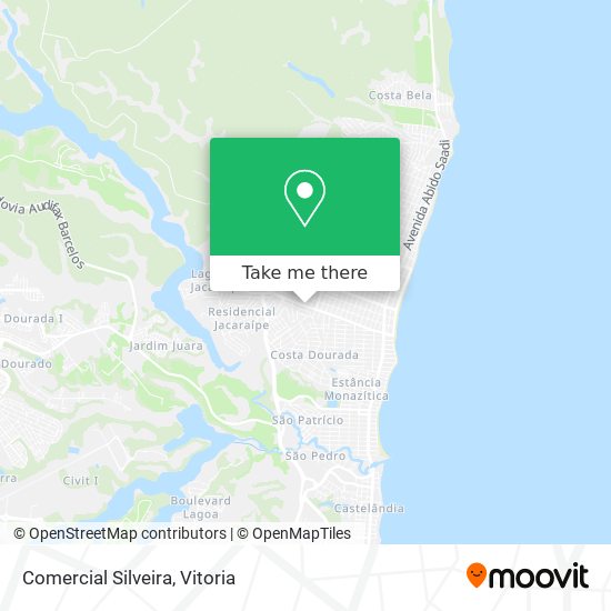 Comercial Silveira map