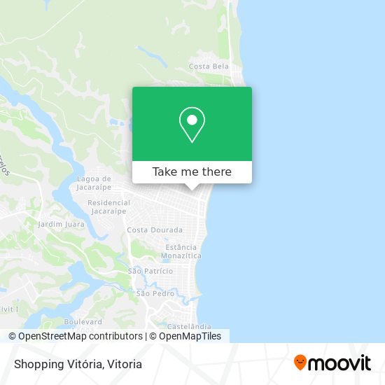 Shopping Vitória map