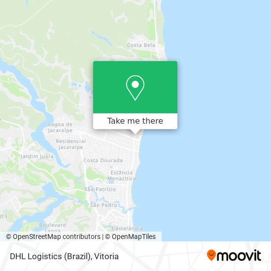 DHL Logistics (Brazil) map