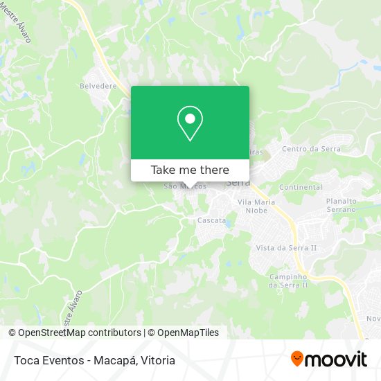 Toca Eventos - Macapá map