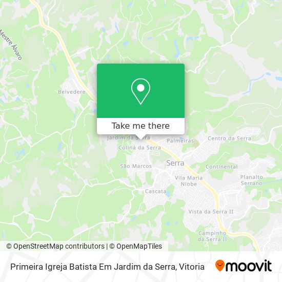 Primeira Igreja Batista Em Jardim da Serra map