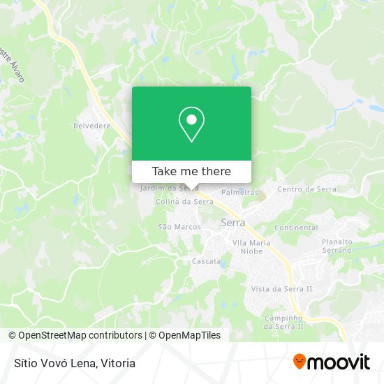 Sítio Vovó Lena map