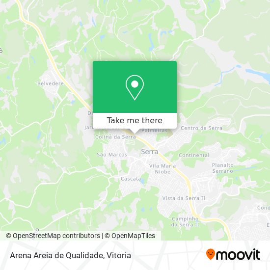 Arena Areia de Qualidade map