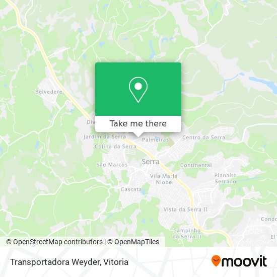 Transportadora Weyder map