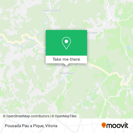 Pousada Pau a Pique map