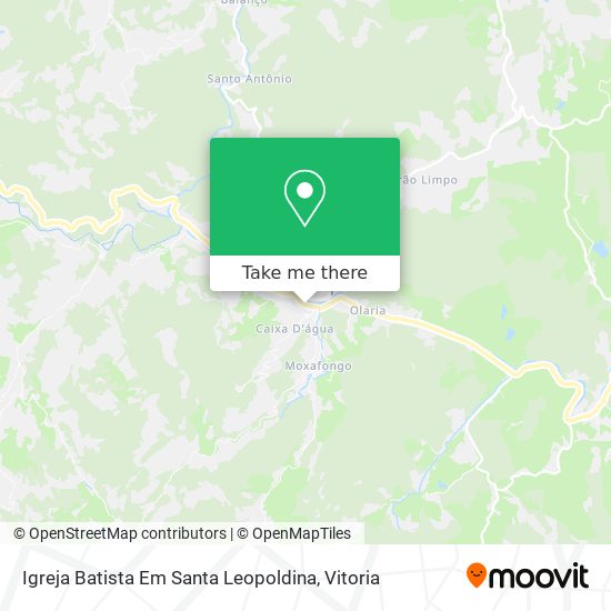 Igreja Batista Em Santa Leopoldina map