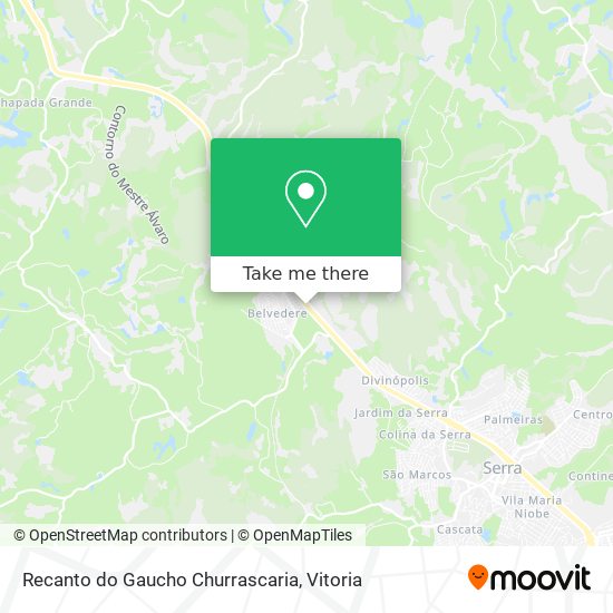 Recanto do Gaucho Churrascaria map