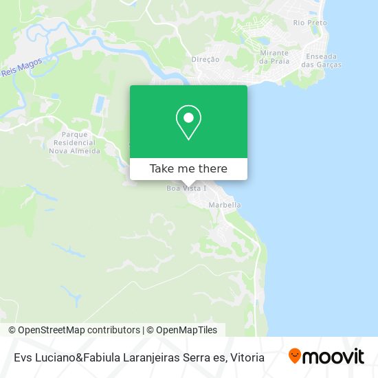 Evs Luciano&Fabiula Laranjeiras Serra es map