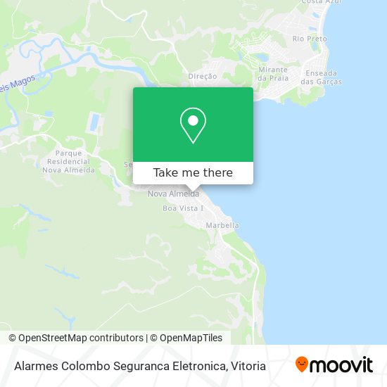 Alarmes Colombo Seguranca Eletronica map