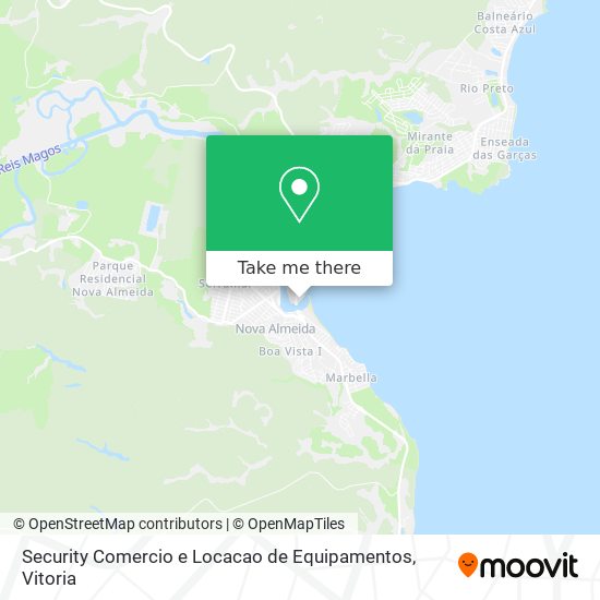 Security Comercio e Locacao de Equipamentos map