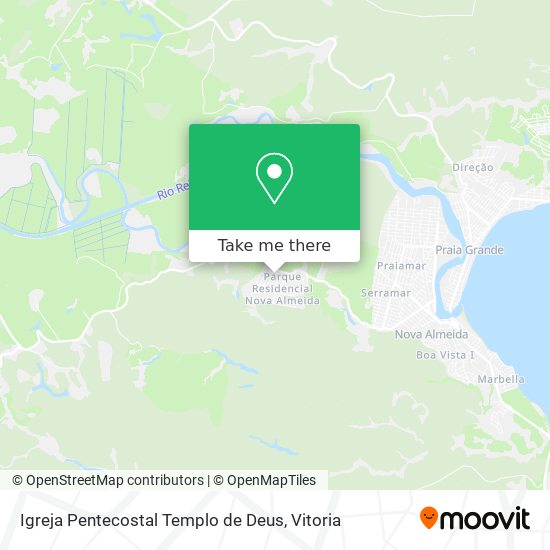 Igreja Pentecostal Templo de Deus map