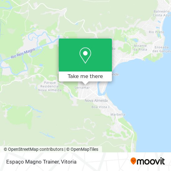 Espaço Magno Trainer map