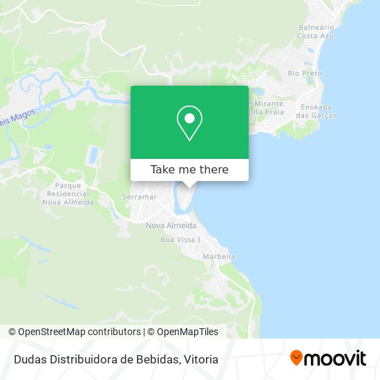 Dudas Distribuidora de Bebidas map