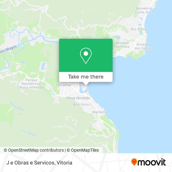 J e Obras e Servicos map