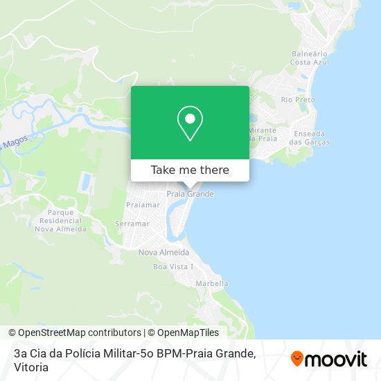 3a Cia da Polícia Militar-5o BPM-Praia Grande map