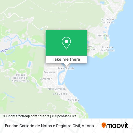 Fundao Cartorio de Notas e Registro Civil map