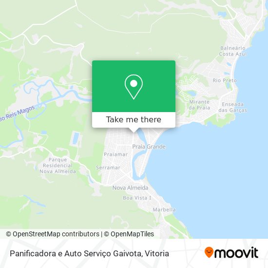 Panificadora e Auto Serviço Gaivota map