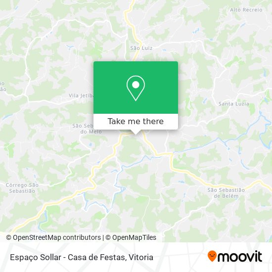 Espaço Sollar - Casa de Festas map