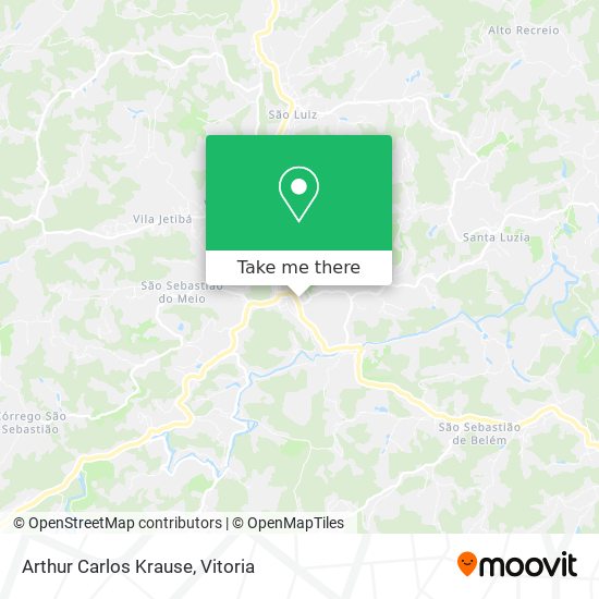 Arthur Carlos Krause map