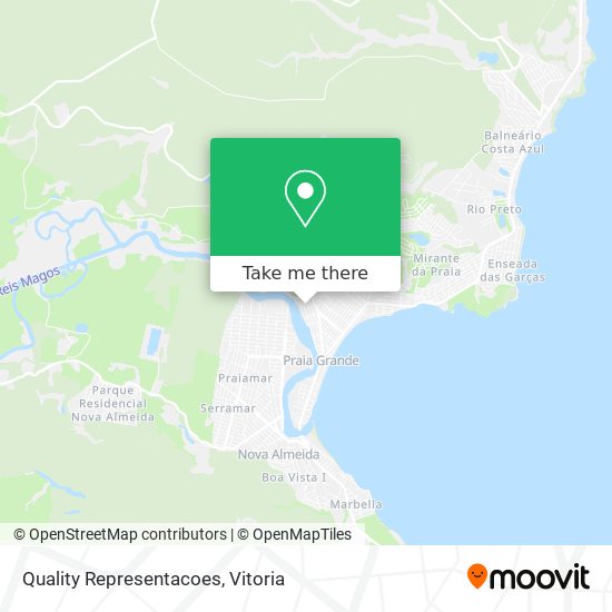 Quality Representacoes map