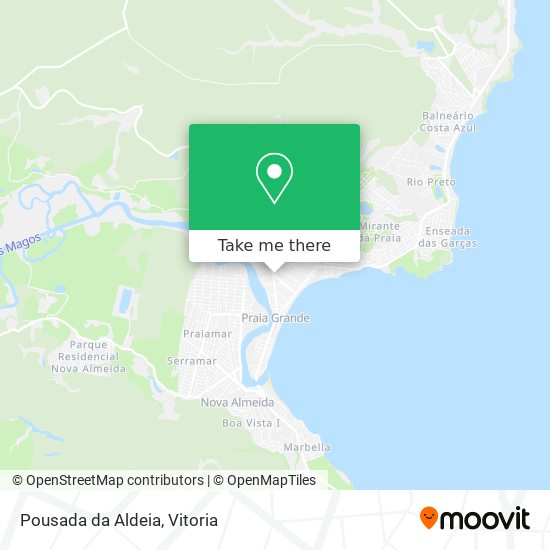 Pousada da Aldeia map