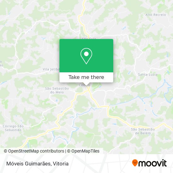 Móveis Guimarães map