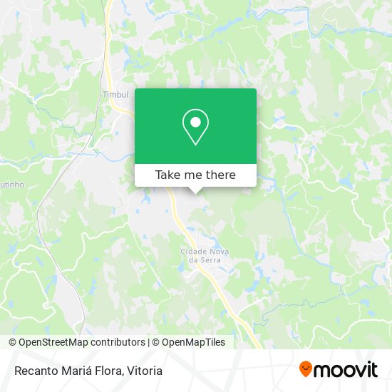 Recanto Mariá Flora map