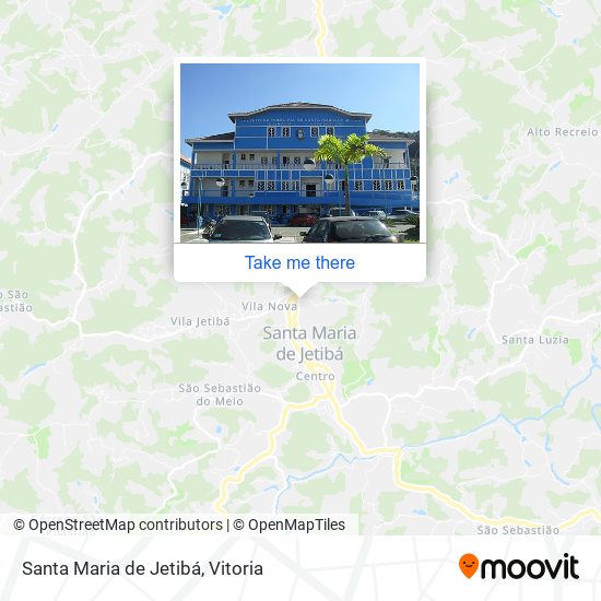 Santa Maria de Jetibá map