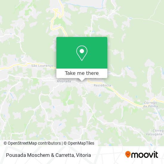 Pousada Moschem & Carretta map