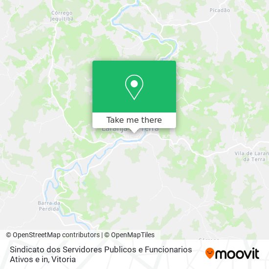 Sindicato dos Servidores Publicos e Funcionarios Ativos e in map