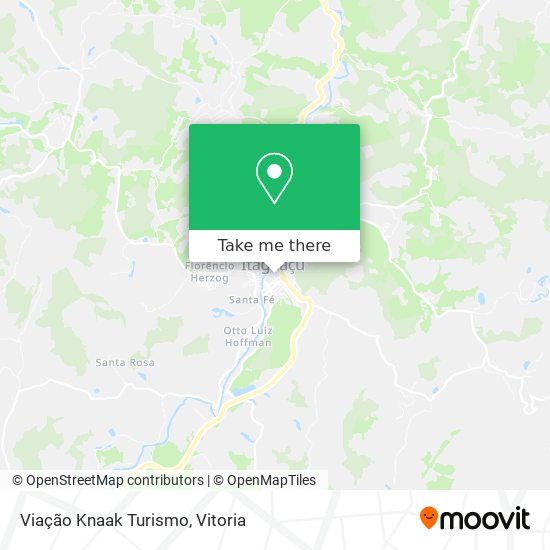 Viação Knaak Turismo map