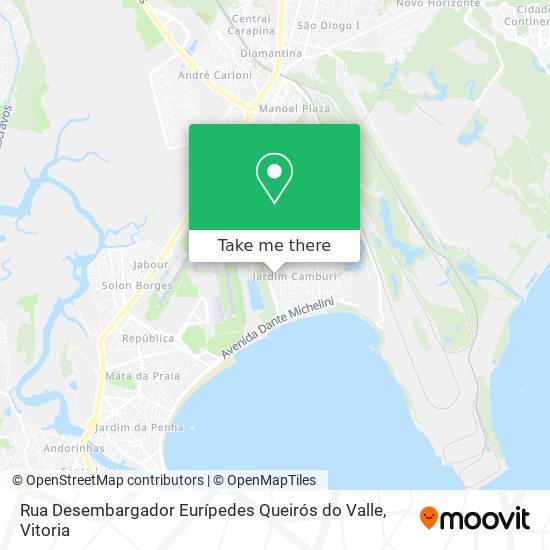 Rua Desembargador Eurípedes Queirós do Valle map