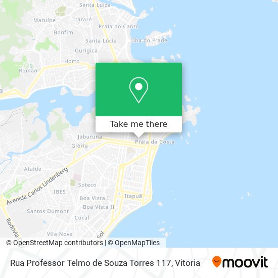 Rua Professor Telmo de Souza Torres 117 map