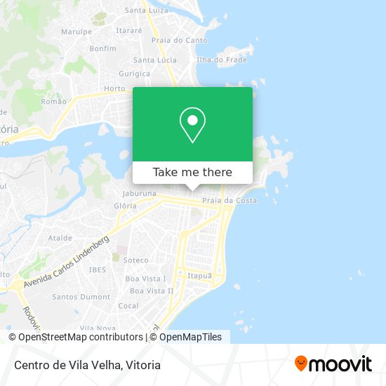 Mapa Centro de Vila Velha