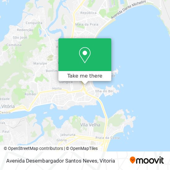 Avenida Desembargador Santos Neves map