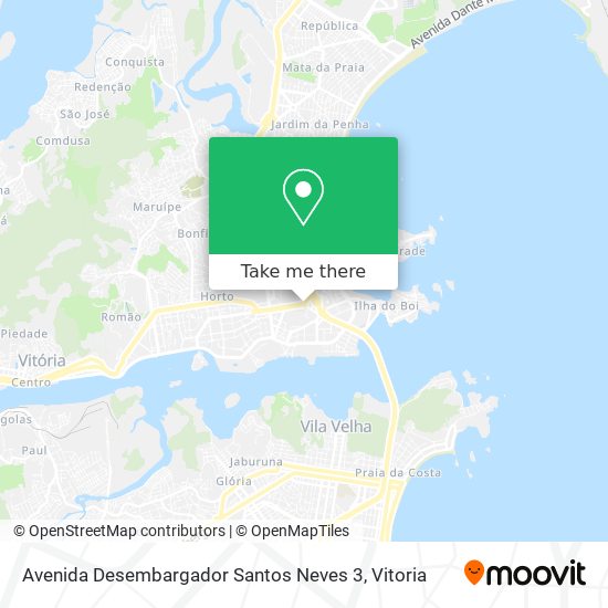 Avenida Desembargador Santos Neves 3 map