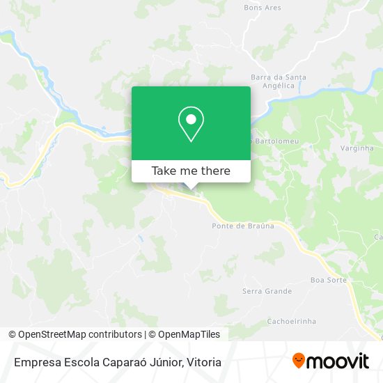 Empresa Escola Caparaó Júnior map