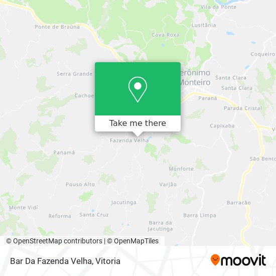 Bar Da Fazenda Velha map