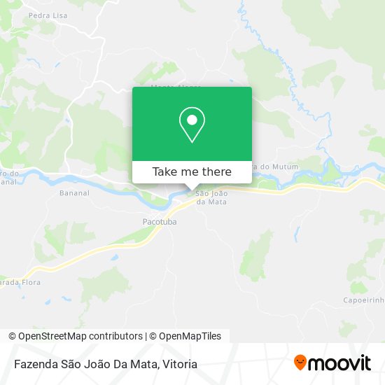 Fazenda São João Da Mata map