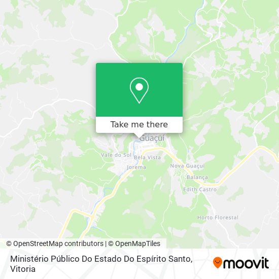 Ministério Público Do Estado Do Espírito Santo map