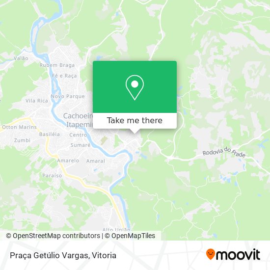 Praça Getúlio Vargas map