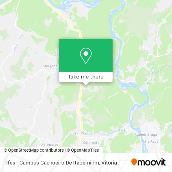 Ifes - Campus Cachoeiro De Itapemirim map